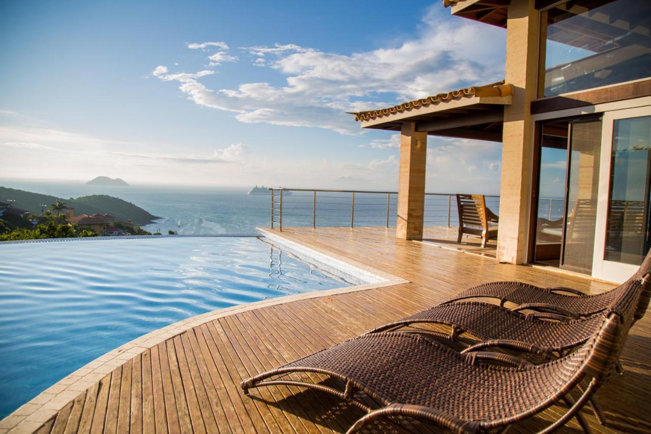 Buzios, Casa Inteira De Frente Para O Mar Em Joao Fernandes, Fabulosa, A Melhor Vista, Mansao Bella Vista Búzios Kültér fotó